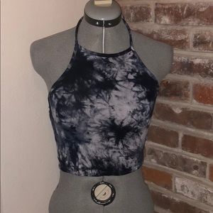 Tie Dye Crop Halter